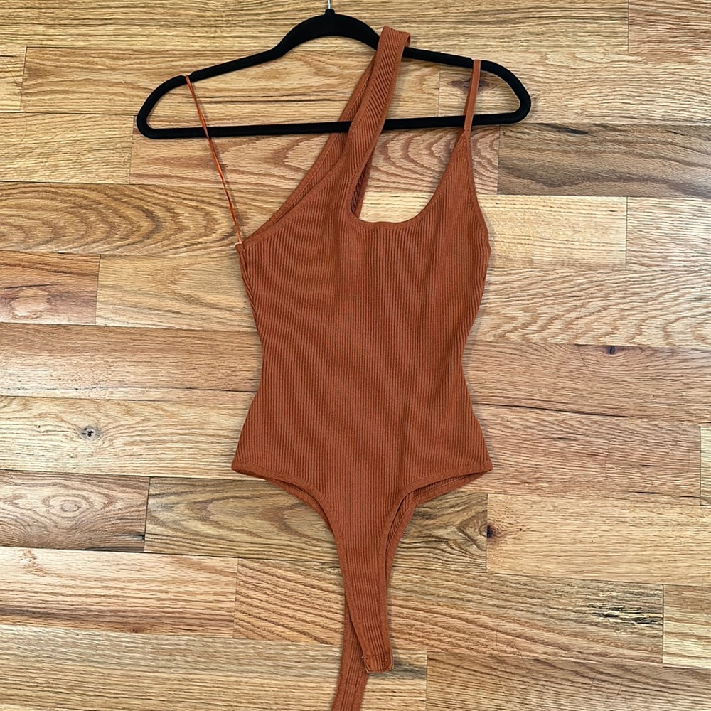 Miss Lola Kiendra Rust Bodysuit